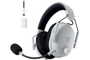 Razer BlackShark V3 Pro Wireless ANC Gaming Headset for PC: Full Band Mic - 50mm Drivers - 2.4 GHz, Bluetooth, USB, 3.5mm - W
