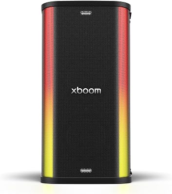 xboom Stage501 by will.i.am, tragbarer Bluetooth-Lautsprecher, DJ- und Karaokefunktion, LED-Beleuchtung, 4 Aufstellfunktionen, (220 W, Signature Sound, IPX4, bis zu 25 Std. Akkulaufzeit), Schwarz