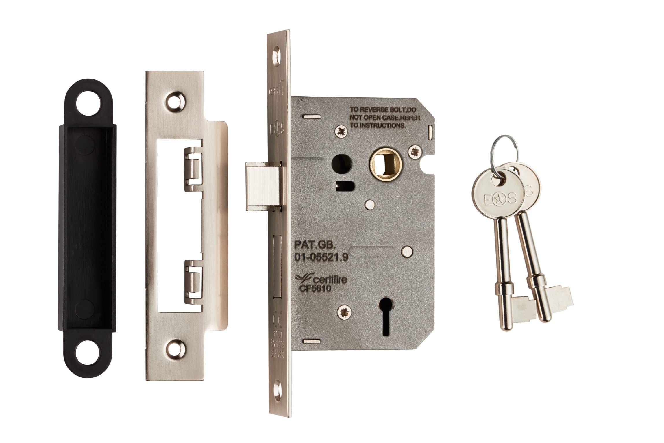 Carlisle Brass LSE5325SN/BP Sash Lock, Satin Nickel