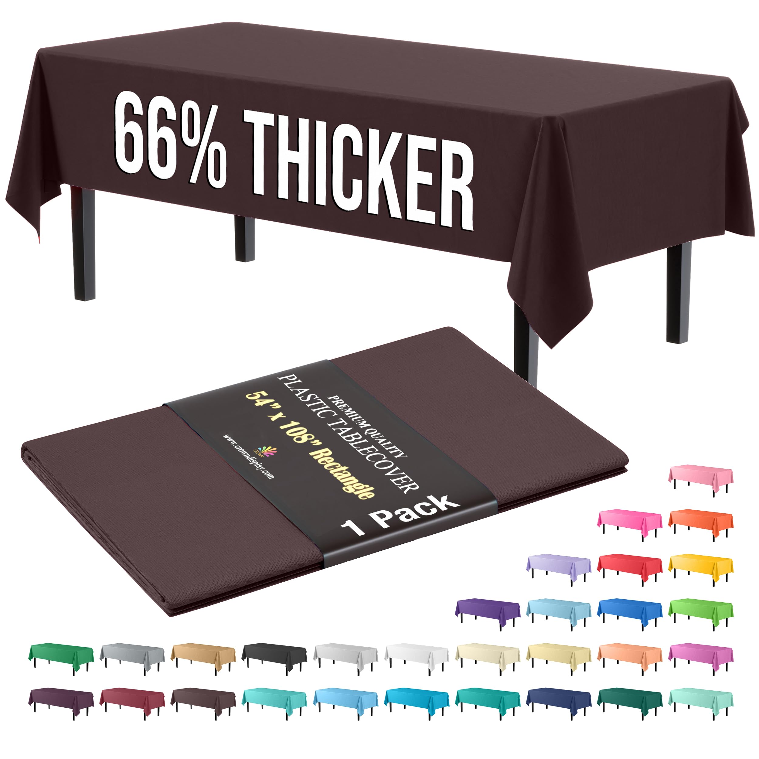 Photo 1 of *Premium* Brown Table Cover