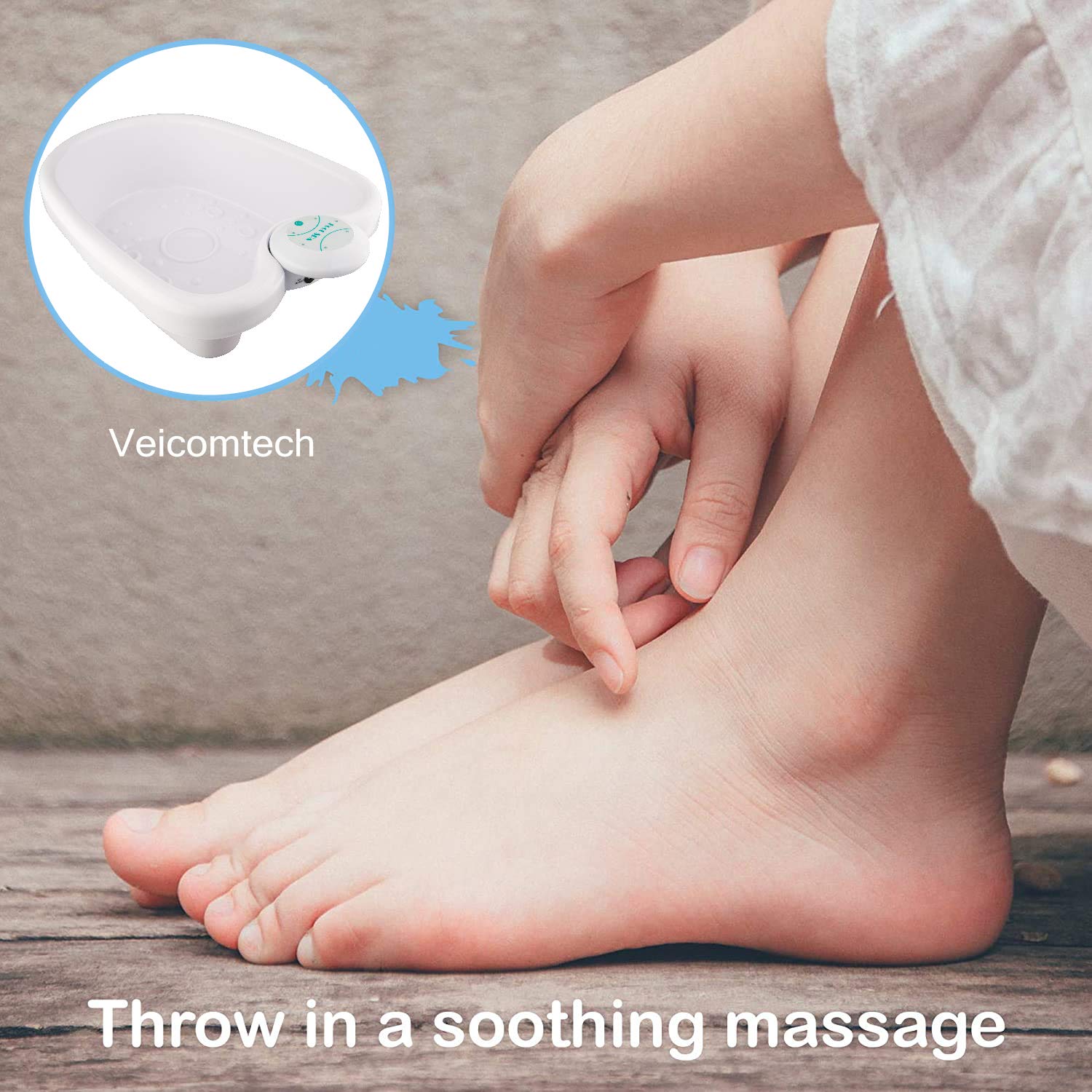 Ionic Detox Foot Bath - Detox Foot Spa, Ionic Foot Bath Detox Machine Chi Cleanse with Tub Basin for Holiday Travel Home Use Salon Beauty Club or As Gift with Blue Bag: Beauty