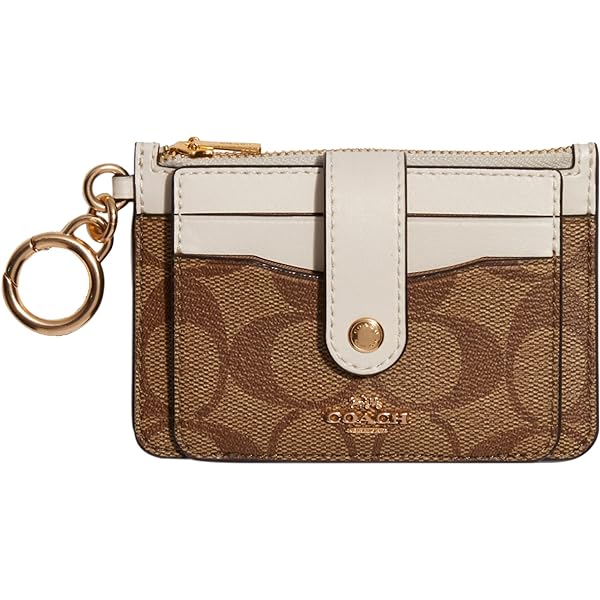 COACH Signature Accessory Pouch ① COACH Leather Accessory Pouch Signature | eBay