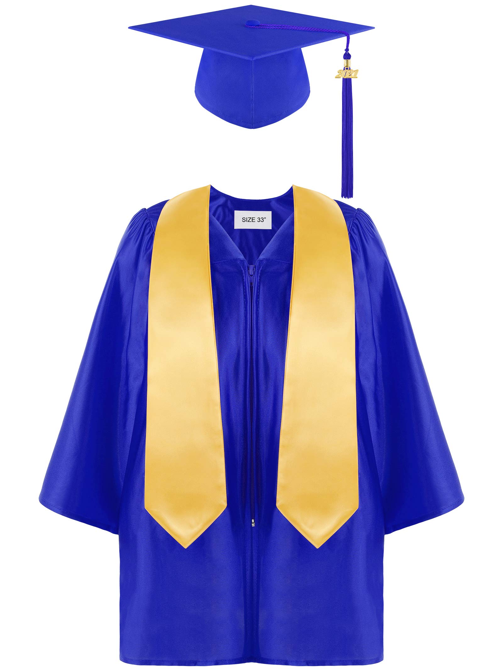 Buy Preschool Kindergarten Graduation Gown Cap Set with 2021 Tassel and
