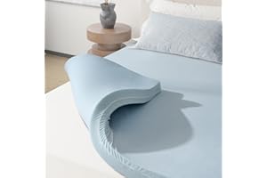 Hyberix 3 Inch Memory Foam Mattress Topper, Gel Infused Queen Mattress for Back Pain and Pressure Relief, Soft & Breathable, 