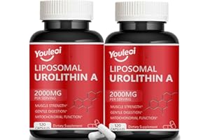 Urolithin A Supplement - 2000mg - Urolithin A+ Enhanced Strength Capsules for Men & Women - 120 Capsules (2)