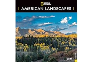 National Geographic: American Landscapes 2024 Wall Calendar