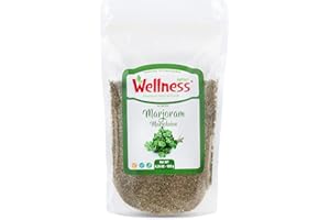 WELLNES PREMIUM NATURAL FOODS Wellness Marjoram Leaves Plant Natural Flower, 6.34 oz - Aromatic Herb for Cooking, Tea & Garnish - Freshly Harvested Marjoram Leaf Spice - Flavorful Dried Seasoning for Soups, Sauces & Meat Dishes
