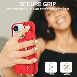 Jcxtrombulous Crossbody Wallet Case for iPhone 15