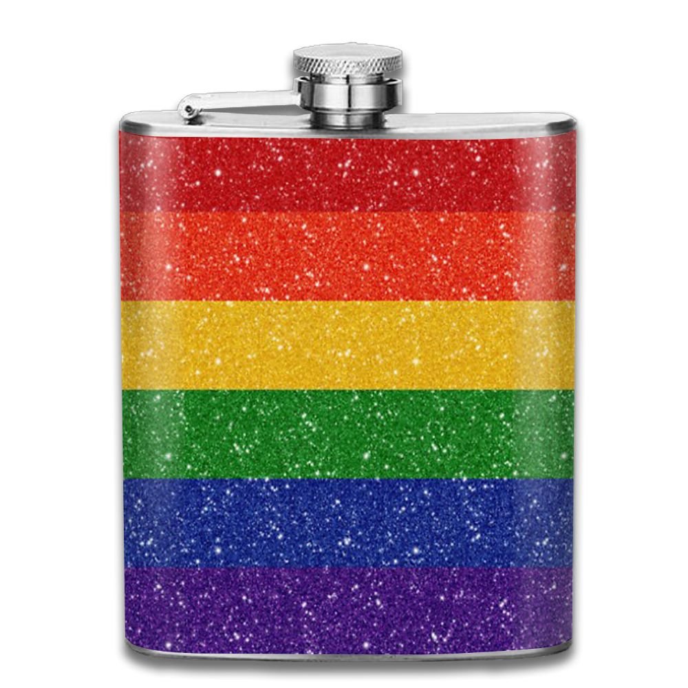 希少 Outto Glitter Rainbow Liquorヒップフラスコleak Proof Shot Flasksクールギフトfor Men 7oz B07csq945g 現金特価 Www Ultraform Is