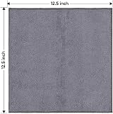 HOMEXCEL Microfiber Cloth 12 Pack 30x30 cm Ultra Absorbent Grey view 7