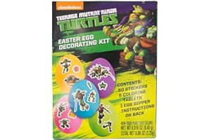 BESTPYSANKY Turtles Easter Egg Decorating Kit