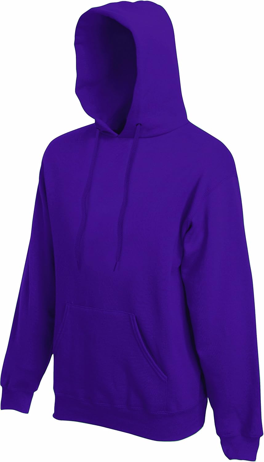 fruit of the loom purple sweatshirt