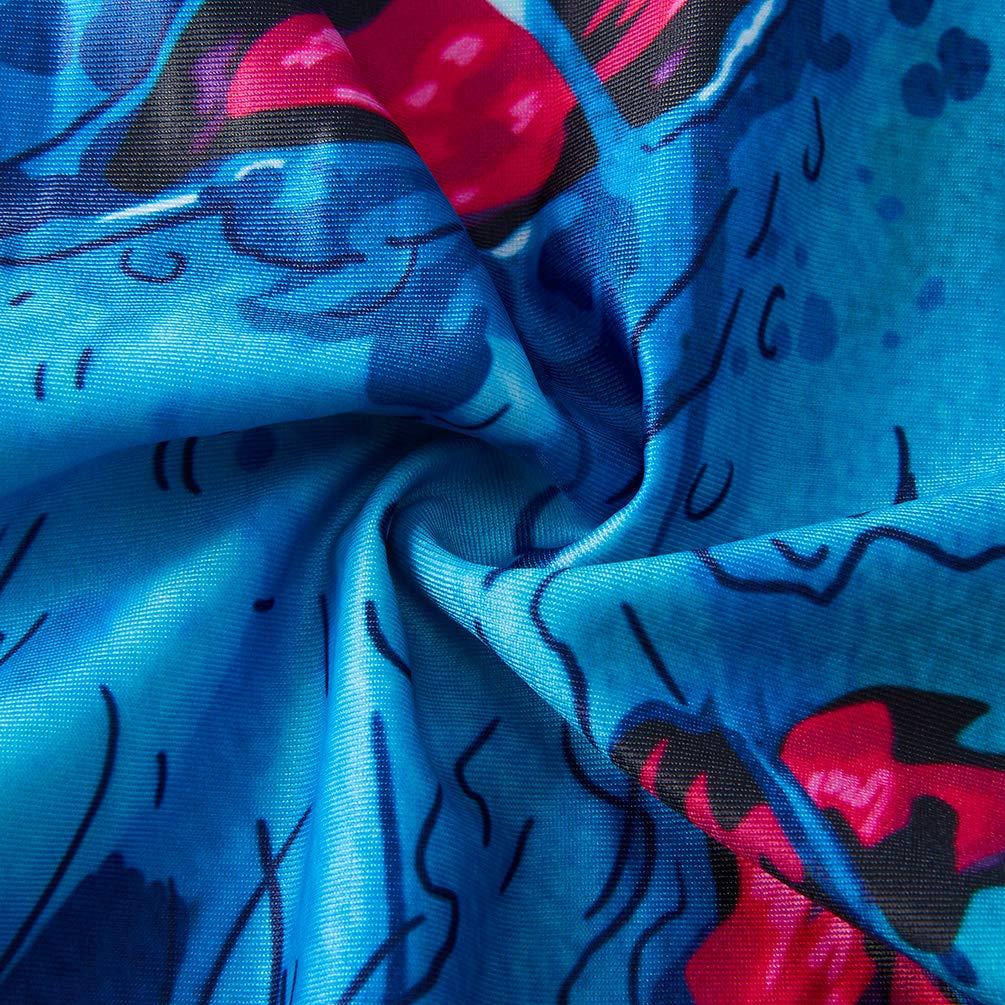 Halloween Overall Drucken 3D Hot Print Sexy Ganzkörper Body Xray Royalblue Body Skull Knochen Red Blooed Lustige Cosplay Vampire Skeleton Catsuit Scary entbeinte Trikot Jumpsuit Kostüm