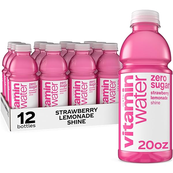 VITAMINWATER SHINE STRAWBERRY LEMONADE ZERO SUGAR, FLAVORED WATER...
