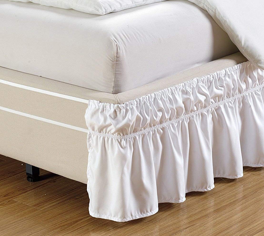 Best Lux Hotel Bedding Tailored Bed Skirt, Queen Cree Home