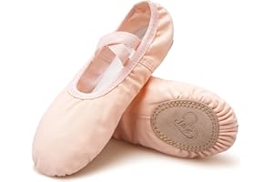 Stelle Ballet Shoes for Women Girls Canvas Ballet Slipper Dance Shoes Yoga Shoes