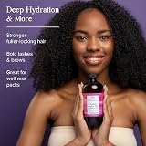HERITAGE STORE Organic Castor Oil 32 fl oz Cold Pressed Vegan Cruelty-Free view 2