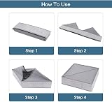 Joyoldelf 24-Cell Drawer Organisers 2 Pack Collapsible Wardrobe Organisers view 8
