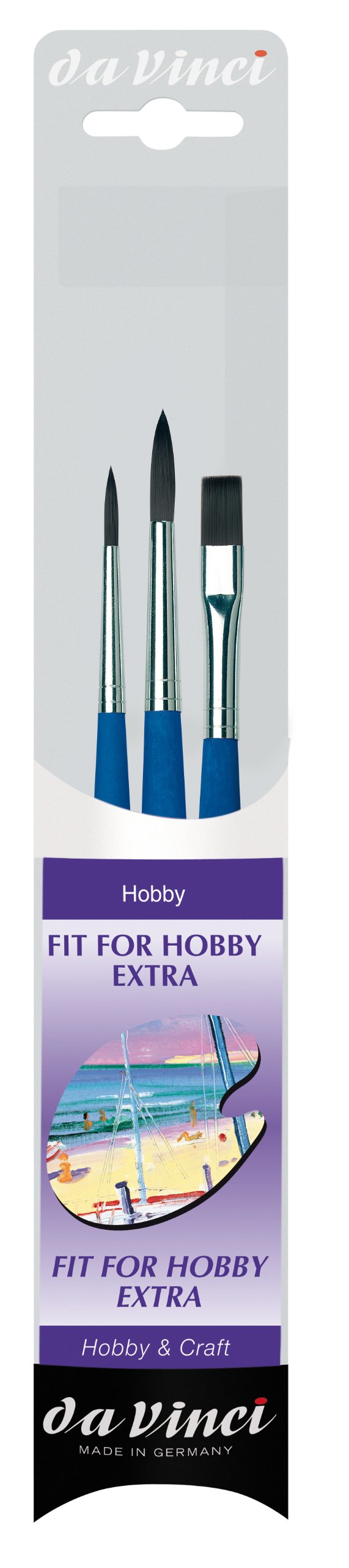 Da Vinci 5363 Series Fit For Hobby Extra Brush Set, Black/White, 30 x 30 x 30 cm