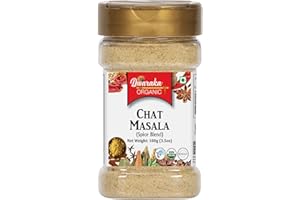 Dwaraka Organic - Chaat Masala Powder, 3.5oz, Healthy, Organic, Non GMO, All Natural