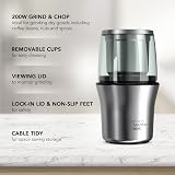 Wahl James Martin Grind and Chop Electric Grinder 200W 70g Brushed Steel view 2
