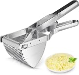 Sopito Potato Ricer Stainless Steel Masher with Silicone Handle 15oz Capacity