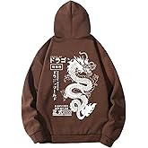 SHENHE Men's Hoodie Sweatshirt Graphic Letter Casual Long Sleeve Drawstring Pullover Oversized Sweatshirt