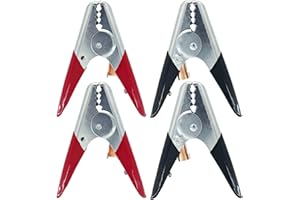 Ampper Replacement Jumper Cable Clamps, 1100A Heavy Duty Car Battery Clamp Ends for Jumper Cables, Jump Starter, Charging and Testing (2 Pairs)