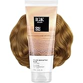 IGK Hair Gloss Toner & Color Depositing Mask | Creamy Beige Semi-Permanent | Vegan + Cruelty Free | Cali Cali