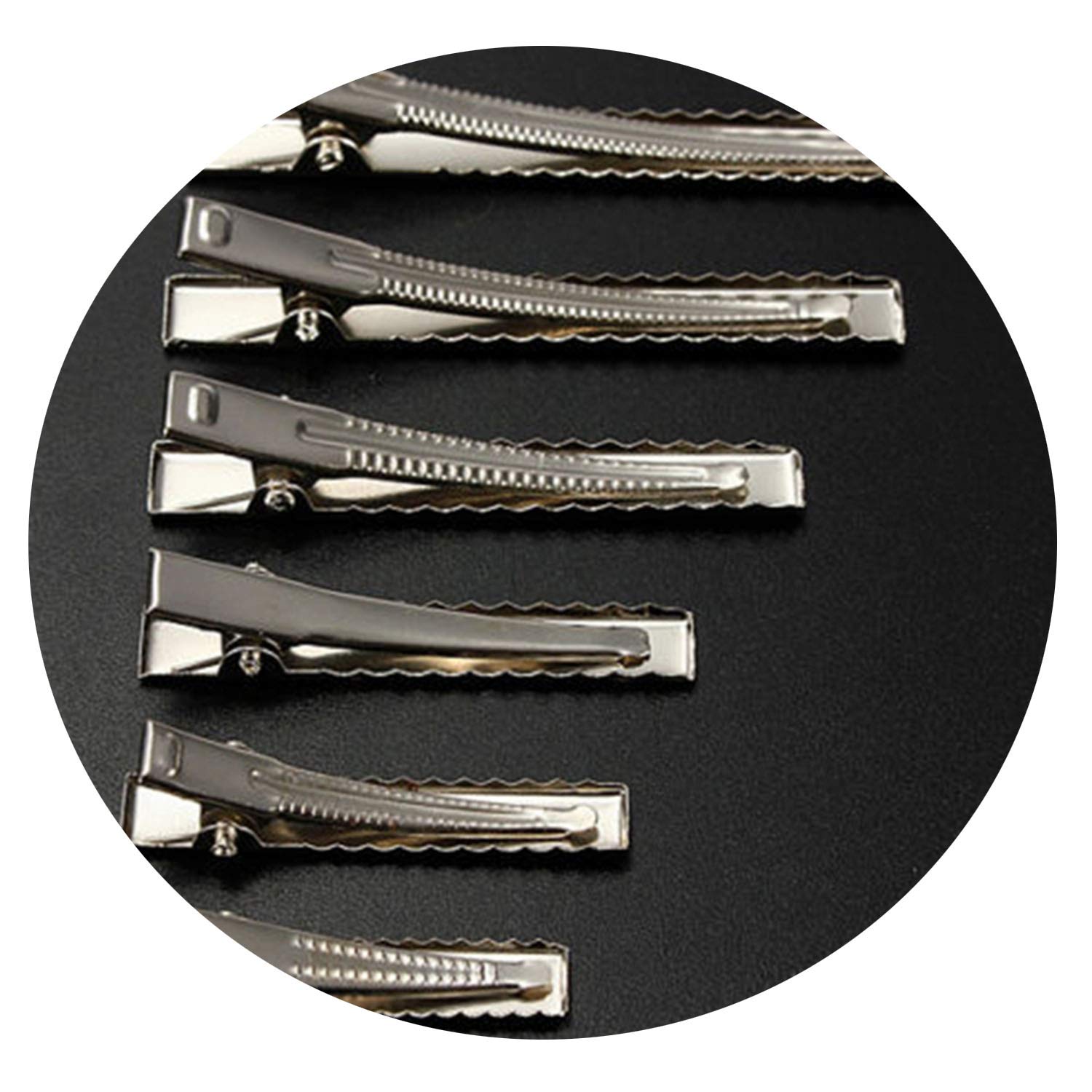 Amazon Com 50pcs Metal Hair Alligator Clips 35mm 40mm 45mm 55mm