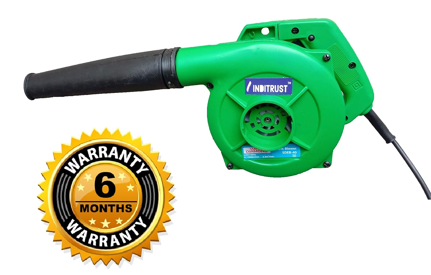 Inditrust 750W UNBREAKABLE Heavy Duty Electric Air Blower Blow rate 2.3