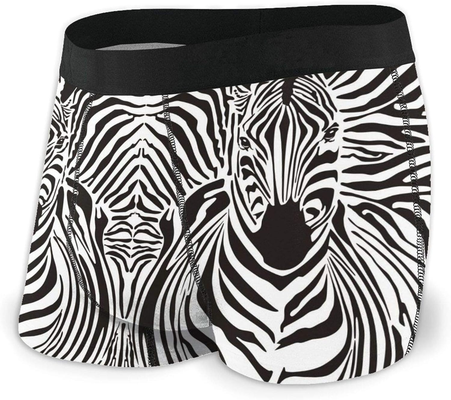 Zebras Skins And Heads Men'S Cool Boxer Briefs Underwear at Amazon Men