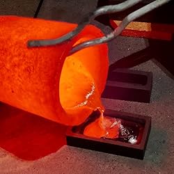 Nelyrho 2 Pieces 1kg Graphite Ingot Molds for