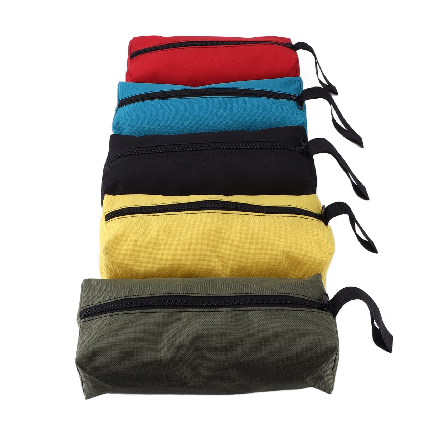 HAOX Tool Pouch Bag, Small Tool Storage Organizer Bags Portable 600D Polyester Universal for Small Tools