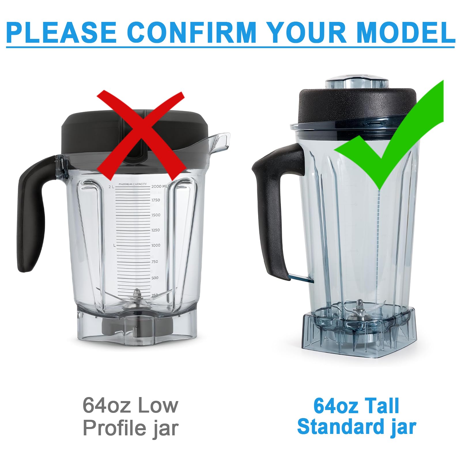 Lid Plug Replacement for Vita-mix 64 oz Container Blender Accessories Fits for Drink Machine 2 Speed, Vita Prep,Vita Prep 3, Xl High Profile 64 oz Container