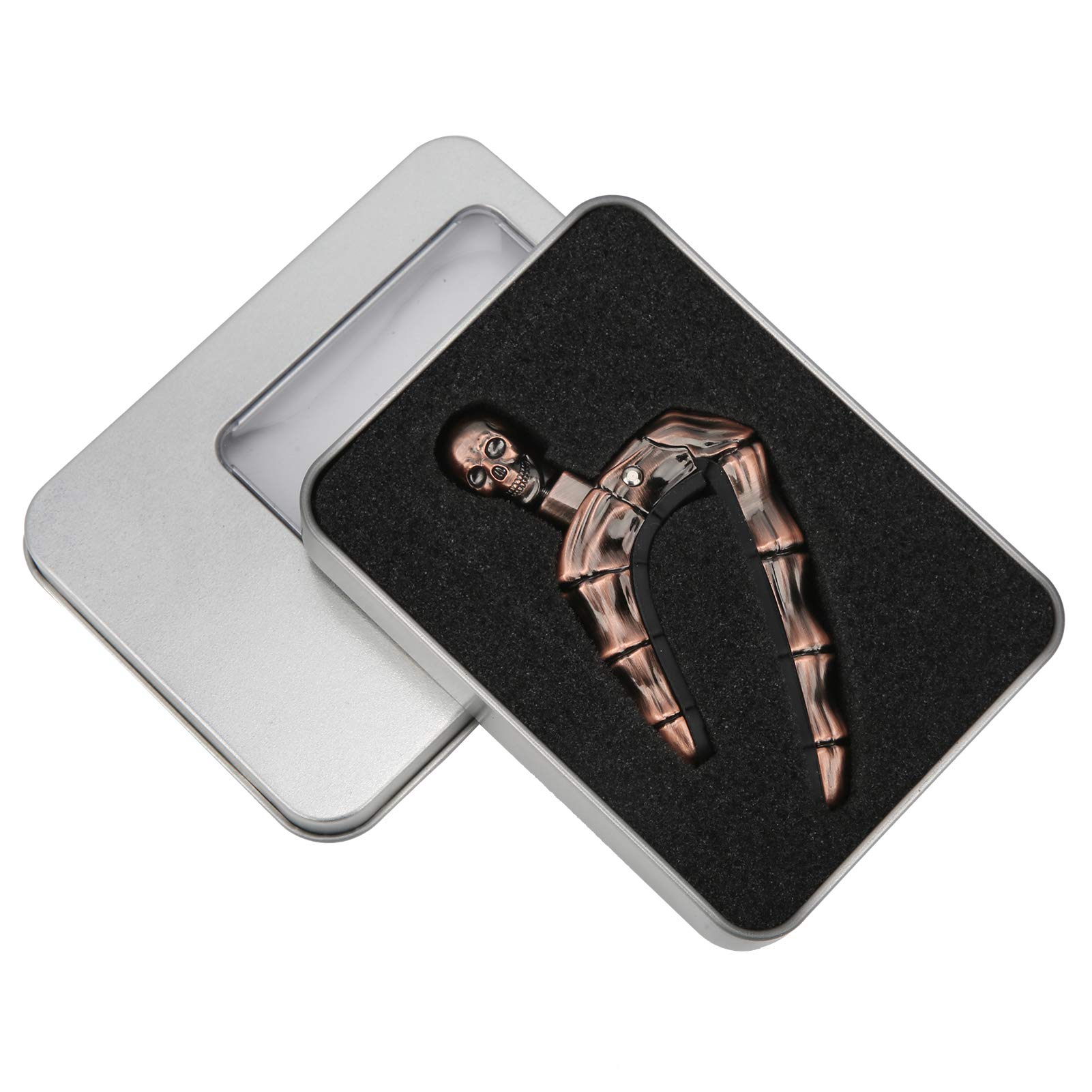 Guitar Adjustable Tightness Skull Guitar Guitar Clamp Guitar Kapo Guitar Tuning Clamp Folk for Folk Acoustic Guitar Ukulele(Bronze) Musical Instrument Accessories