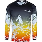 Kids Cycling Jersey Children Mountain Bike Motocross Long Sleeve Shirt Downhill Tops