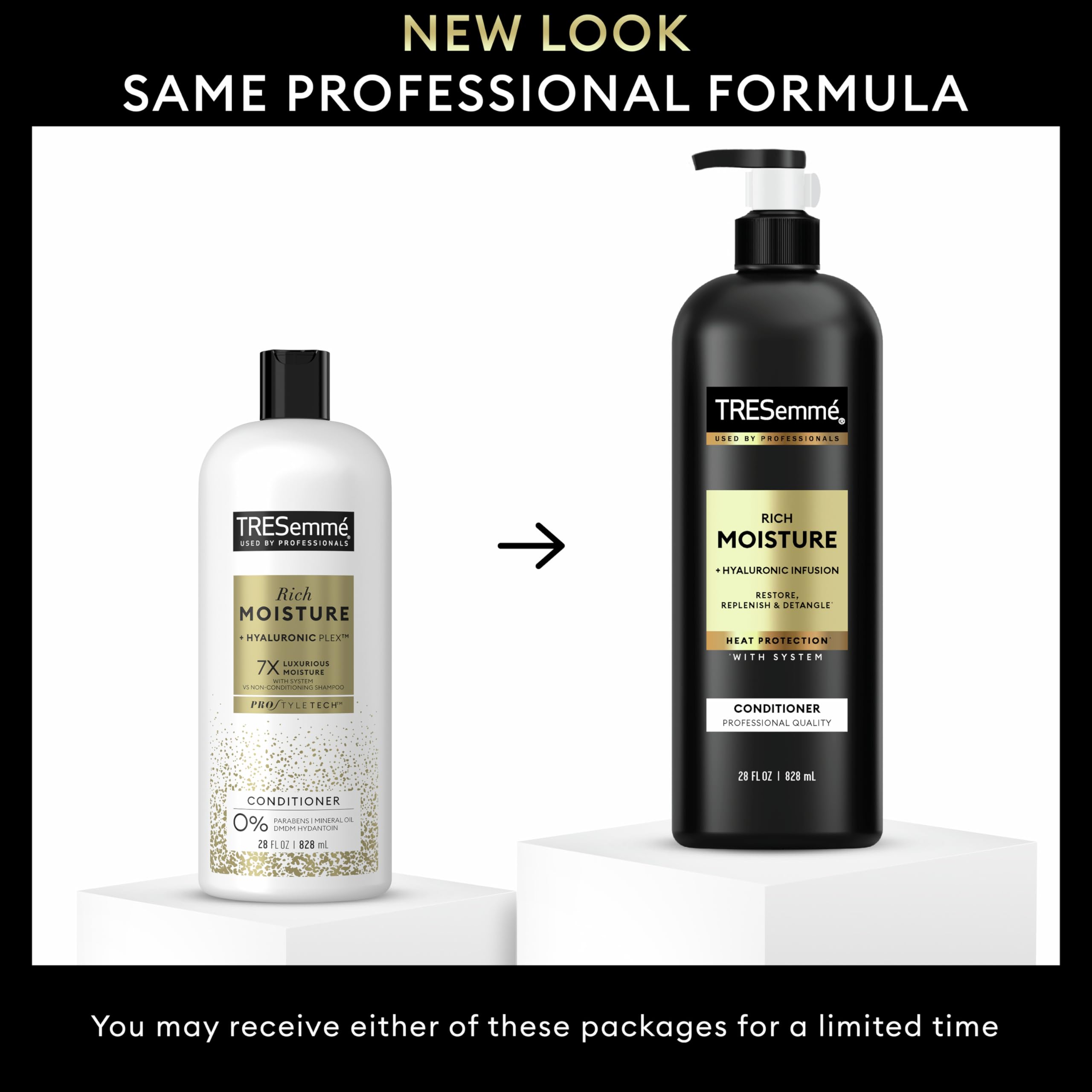 TRESemmé Hydrating Conditioner Rich Moisture for Dry Hair, Formulated With Pro Style Technology 28 Fl Oz