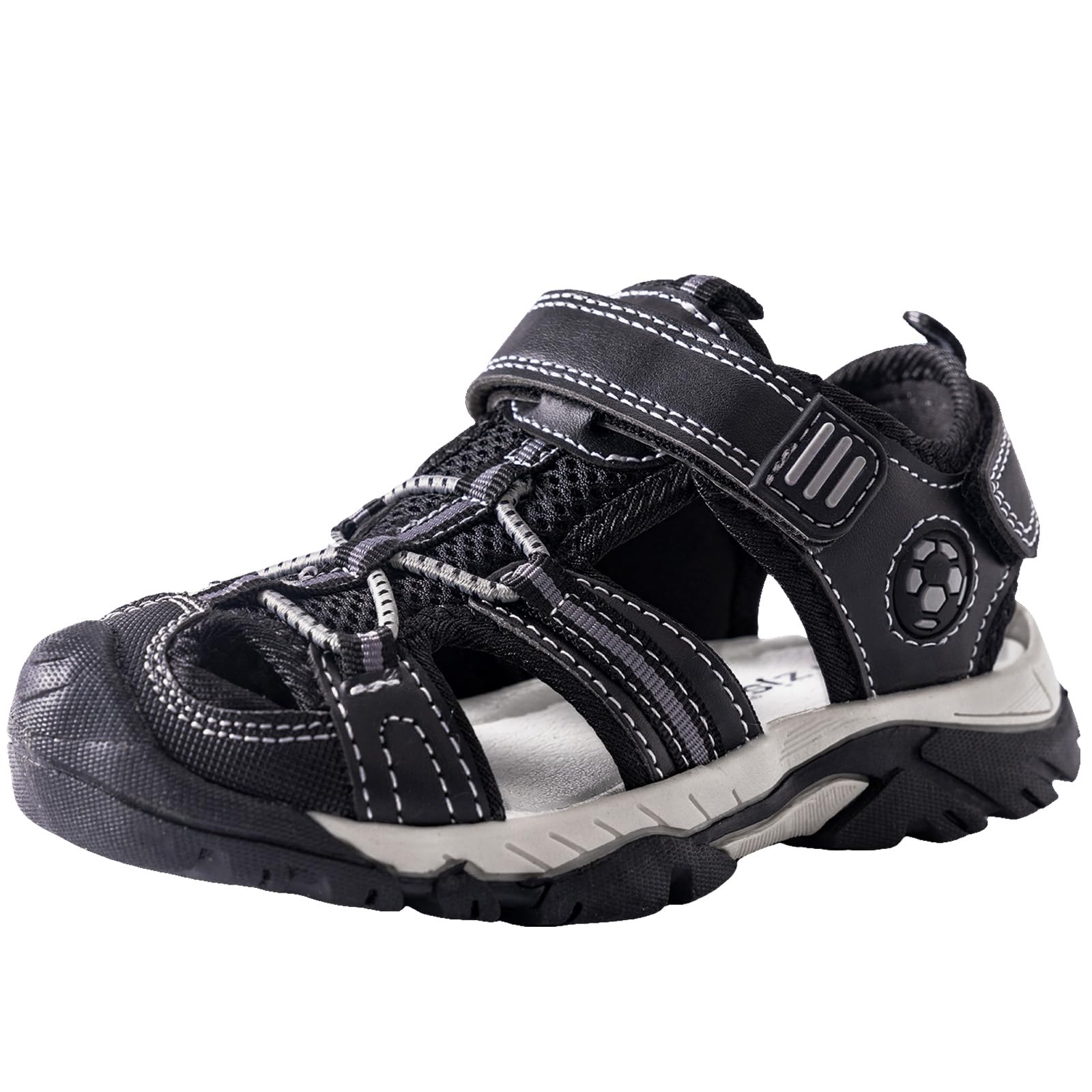 Photo 1 of *USED*
TZJS Girls Boys Sandals Kids Closed Toe Outdoor Hiking Sandal Lightweight Athletic Adjustable Straps Summer Shoes for Toddler/Little Kid(Black,6.5)