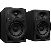 Pioneer DJ DM-40D-BT 4" Two-Way Active Desktop Monitor System with Bluetooth (Pair, Black)