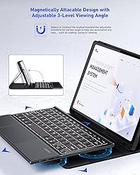 DoohowCase Backlit Keyboard Case Touch for Lenovo