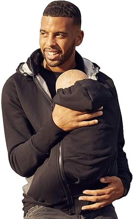 kangaroo hoodie for dad and baby