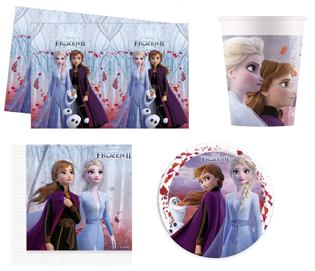 Frozen 2 Disney Party Pack For 8 Guests
