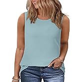 VISLILY Womens-Plus-Size-Tank-Tops 2025 Summer Crew Neck Sleeveless Shirts Casual Ribbed Racerback Blouses XL-5XL