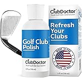Club Doctor Golf Club Polish, Made in USA for Golfers, Restores, Shines, Polishes - Works on Drivers, Irons, Putters, Woods