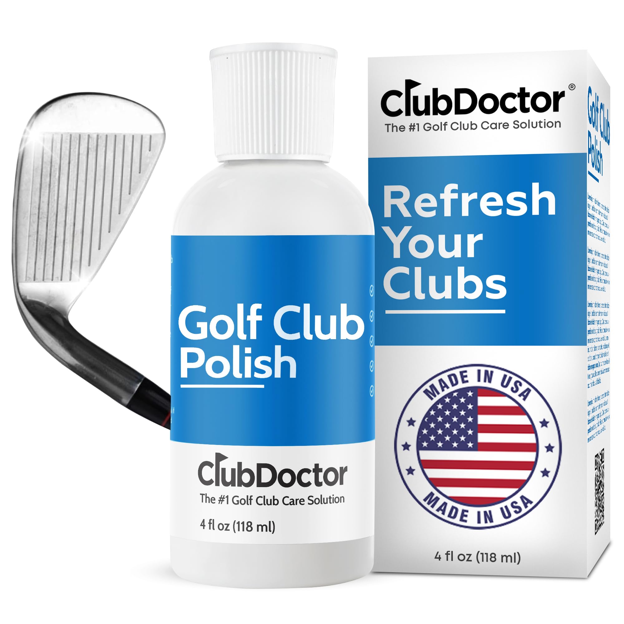 Club Doctor Golf Club Polish | Made in USA | Restore & Shine Drivers, Irons, Putters & Woods
