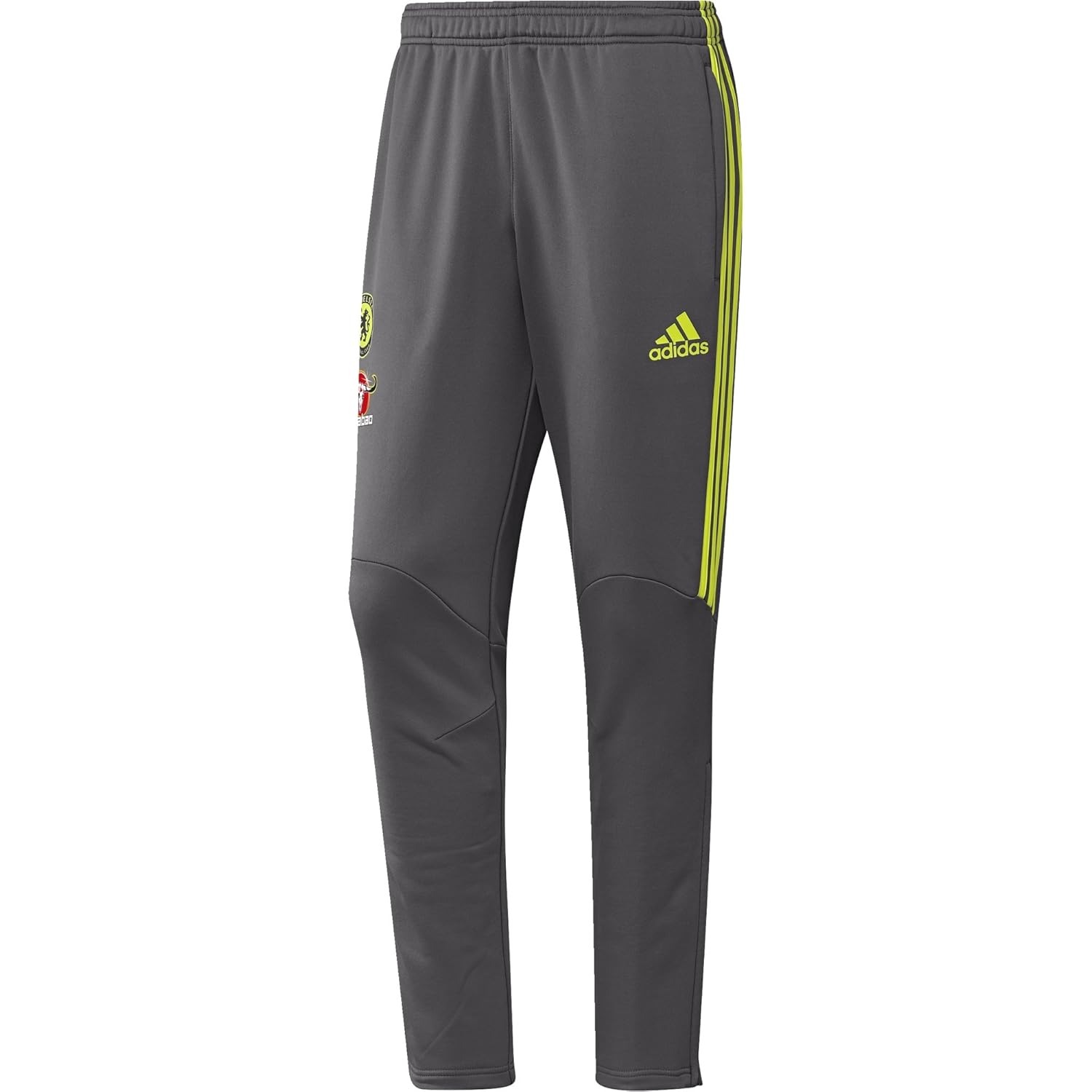adidas CFC PRE PNT Pantalón, Hombre, Gris/Amarillo (Granit ...