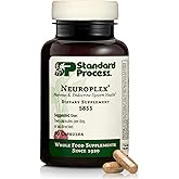 Standard Process Neuroplex - Supports Nervous & Endocrine System Function - Brain Health Support with Vitamin B6, Iron, Zinc & More - Brain Supplement for Men & Women - 360 Tablets