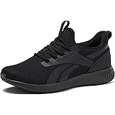 Reebok Karman Flow Slip On Mens Shoes, Athletic Walking Sneakers for Men - Black, White or Grey