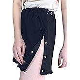 Inspired Comforts Post Surgery Women Tear Away Shorts with Side Snaps
